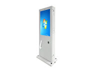 Boden-Stand Lcd, der Kiosk-Bildschirm der Anzeigen-wasserdichten digitalen Beschilderung im Freien annonciert
