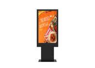 Anzeige Digital der Boden-Stand-Kiosk-digitalen Beschilderung im Freien, die Schirme für Verkauf annonciert