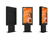 Anzeige Digital der Boden-Stand-Kiosk-digitalen Beschilderung im Freien, die Schirme für Verkauf annonciert
