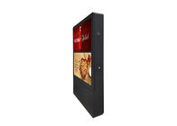 55 Zoll vertikaler Lcd im Freien Zeichen-Brett LCD annoncierend Doppelschirm-Digital-Totem Digital im Freien