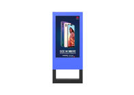 Tragbarer batteriebetriebener Zoll im Freien LCD der digitalen Beschilderung des Kiosk-55 zeigen Digital-Plakat-Anzeige an