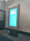 65 Zoll-wechselwirkende Digital-Bildschirme, Boden, der Monitor-Anzeige im Freien steht
