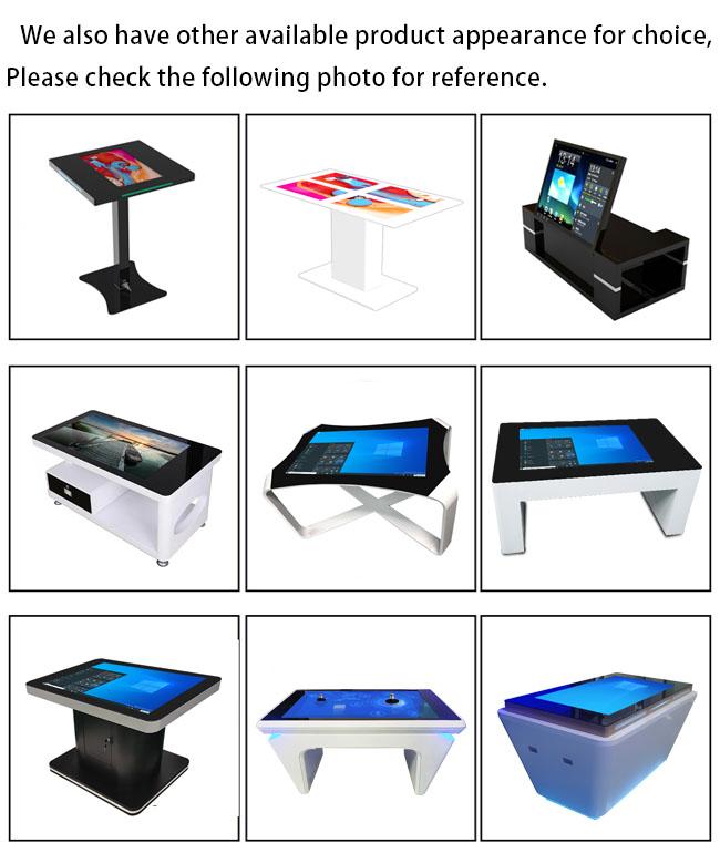Großhandel 43 Zoll LCD-Bildschirm-intelligentes Anzeigen-x formte Kiosk wechselwirkende   Note   Tabelle