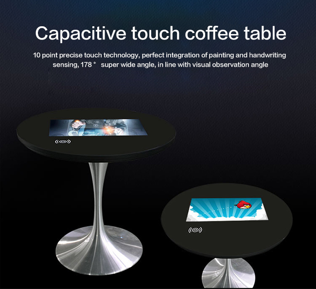 Heiße Verkaufswerbetafel-Touch Screen Tabelle Costomizatble-Größe OSs Smart wechselwirkende Multitouch System-Lcd