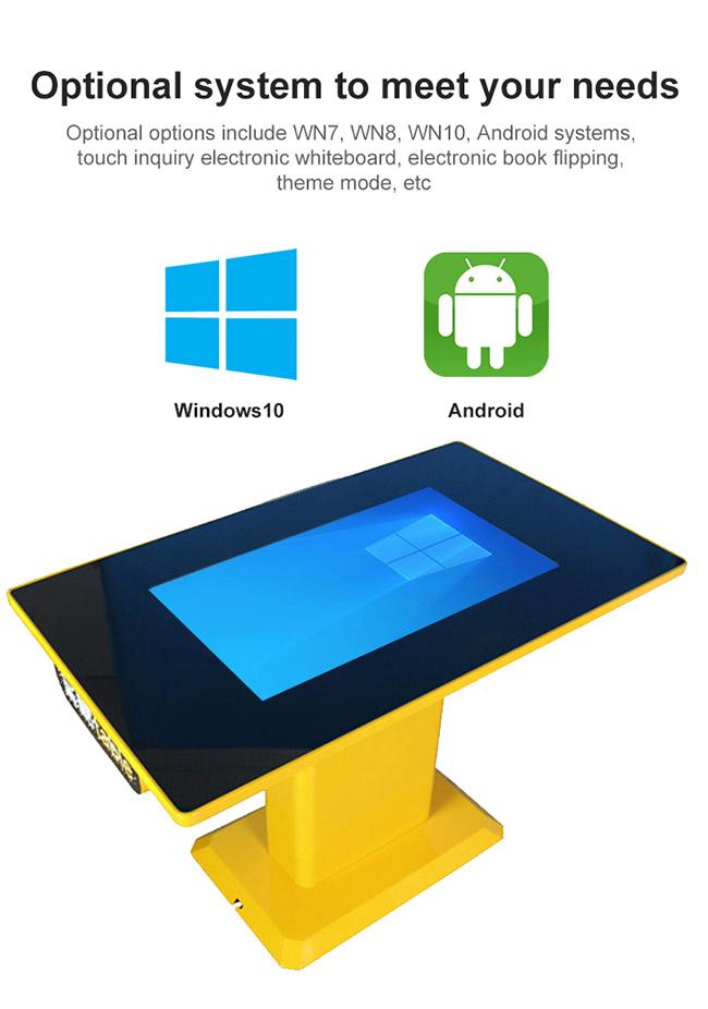 43 Zoll-Touch Screen Tätigkeits-Tabellen-moderner Wohnzimmer-Couchtisch Windows