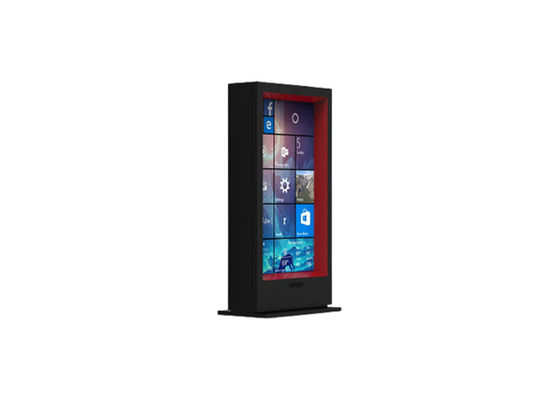 Wasserdichte Arbeit 7*24-hour im Freien 86 Zoll-Totem LCD-digitale Beschilderung und -anzeige