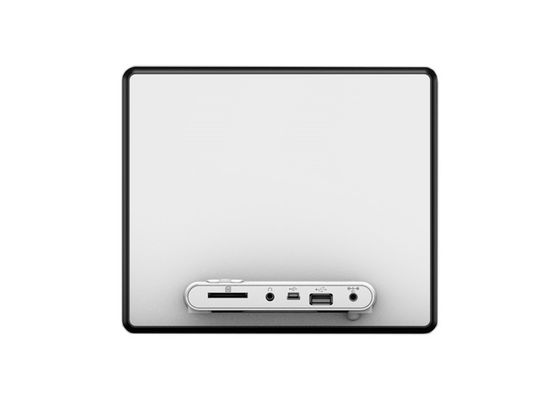 8 Zoll LCD-Hintergrundlicht HD 1024*600 Digitaler Fotoraum mit Holzrahmen und voll funktionsfähigen MP3/WMA/AAC/WAV-Audioformat
