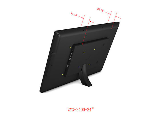 Schwarz/weiße 24-Zoll-Digitalbilderrahmen, bester Kauf, Videodisplay mit WiFi-Funktion