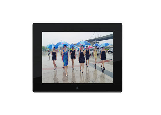 LCD-Display 12,1 Zoll Digitales Fotoraum mit kostenloser Cloud-Sharing-App und Holzrahmen