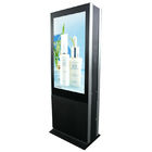 Doppelte Seitenverkleidungs-freie Stellung Lcd-Anzeige, ultradünner 55 Zoll-großer Touch Screen Kiosk