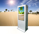 Drahtloser Wifi-Stand-alleindigitale beschilderung mit Klimaanlage, Boden-stehender Touch Screen Kiosk