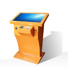 32 Zoll-horizontaler eingebauter PC-multi Touch Screen wechselwirkender Selbstbedienungs-Kiosk mit Drucker und Kartenleser