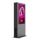 65 Zoll-Digital-Kiosk-Touch Screen, Boden, der LCD-Werbungs-Anzeige mit Klimaanlage steht