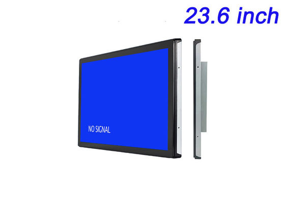 23.6 Zoll eingebetteter Monitor für medizinische Diagnostik, Öl- und Gasgeräte, Produktionssteuerungssysteme und Kommandoräume