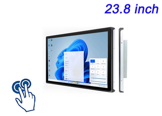 23.8-Zoll-Touch-Bildschirm für digitale Beschilderung, interaktive Whiteboards, Restaurant-Tischorder und Sicherheitsüberwachung