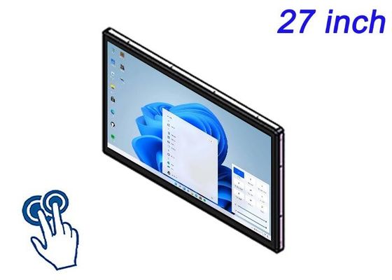 27-Zoll-Windows-Touch-Einsatzbildschirm für Fachmessen, interaktive Werbung, High-End-Einzelhandelsanwendungen und Kommandosysteme