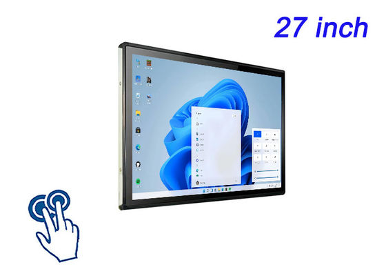27-Zoll-Windows-Touch-Einsatzbildschirm für Fachmessen, interaktive Werbung, High-End-Einzelhandelsanwendungen und Kommandosysteme