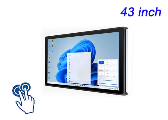 43-Zoll-Windows-Touch-Embedded-Bildschirm für Smart-City-Displays, Stadion-Schnittstellen, immersive Einzelhandelslösungen und Gaming-Systeme