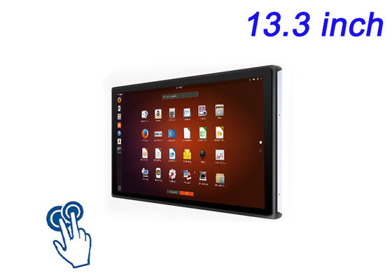 13.3-Zoll Linux Touch eingebettete Anzeige für Logistikterminals, HMI-Panels, Automobilsteuerungssysteme und Sicherheitsüberwachung