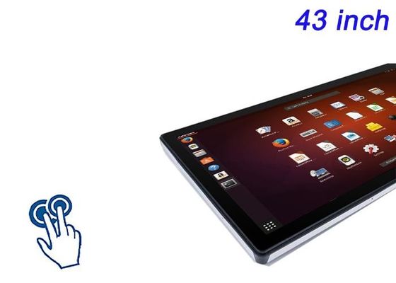 43-Zoll-Linux-Touch-Embedded-Bildschirm für industrielle Automatisierung, Smart-City-Kioske, Gesundheitsschnittstellen und Kommandoräume