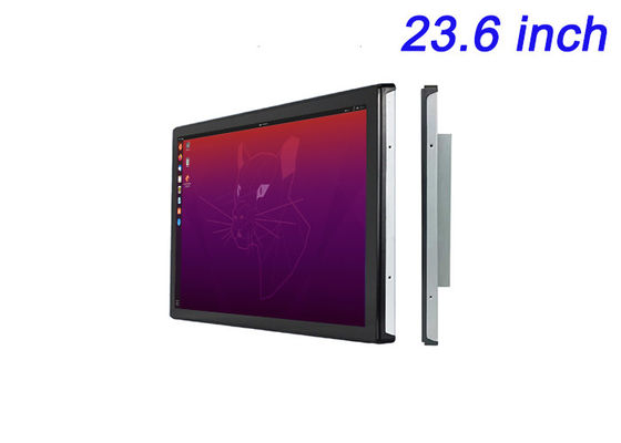 23.6-Zoll-Linux-Embedded-Bildschirm für Digital Signage, Facility Management, Transport-Hubs und Kommandozentren