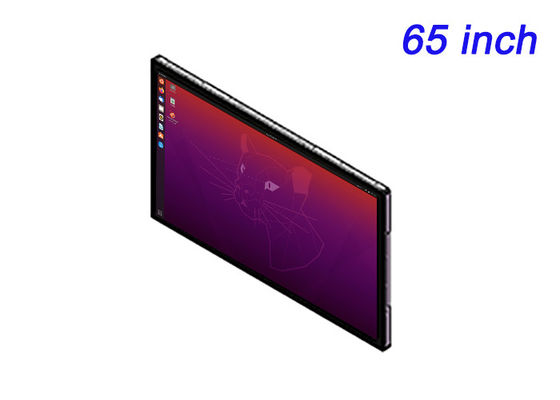 65-Zoll-Linux-Embedded Display für Kommandozentren, High-End-Einzelhandelswerbung, Smart Building Interfaces und Kontrollräume