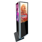 43 Touch Screen Kiosk-Monitor-Boden des Zoll-1080P, der Doppelschirm PC Kiosk mit IR-Note steht