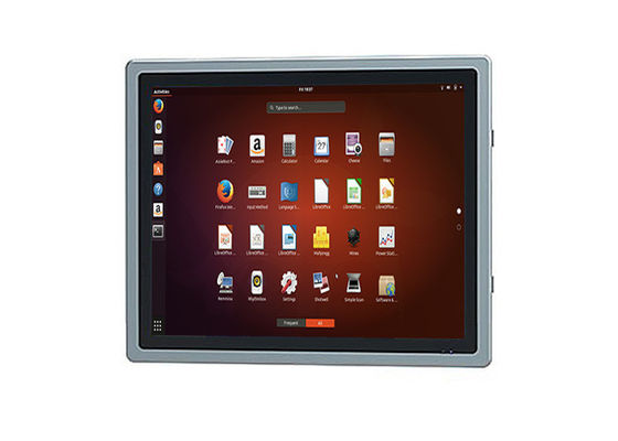 17 Zoll zuverlässiger Linux-Monitor für Industriebetriebe und Sicherheitsplatten