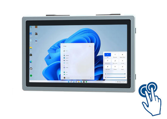 15.6 Zoll schlanker Windows-Touchscreen für Fabriküberwachung und digitale Beschilderung