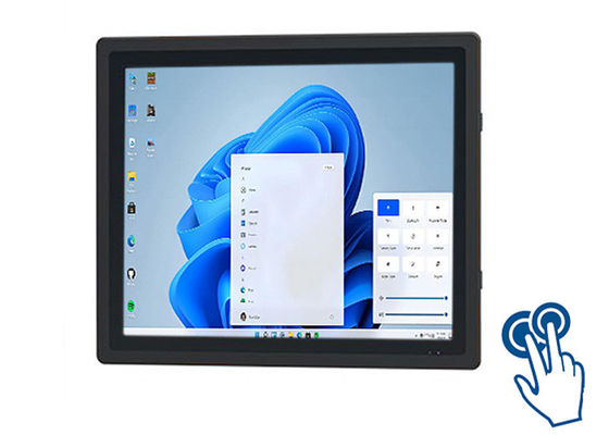 17 Zoll zuverlässiges Windows Touch Display für Sicherheitssysteme und industrielle Steuerung