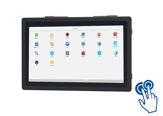 15.6-Zoll-kompakte Android-Touch-Display für Fabrik-Dashboards und digitale Beschilderung