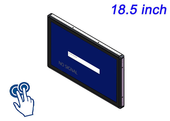 18.5-Zoll-Touch-Embedded Monitor für Fitnessgeräte, Informationskioske, Wegweiser und Transport-Schnittstellen