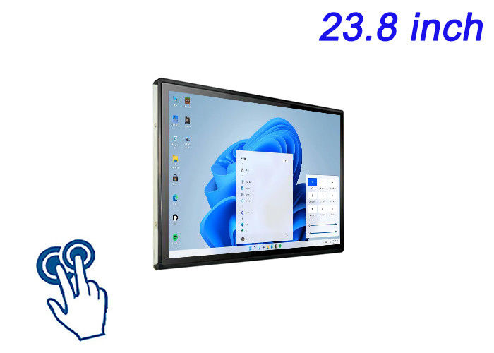 23.8-Zoll-Touch-Bildschirm für digitale Beschilderung, interaktive Whiteboards, Restaurant-Tischorder und Sicherheitsüberwachung