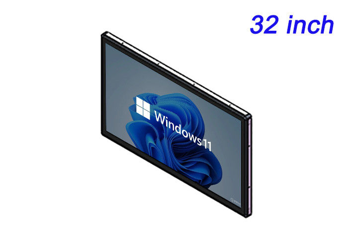 32 Zoll Windows eingebetteter Monitor für Überwachungssysteme, Flughafenanzeigen, öffentliche Verkehrsmittel und industrielle Überwachung