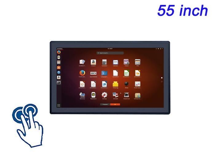 55-Zoll-Linux-Touch-Embedded-Bildschirm für High-End-Einzelhandelswerbung, Kommandozentren, Museumsoberflächen und immersive Gaming-Lösungen