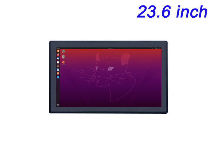 23.6-Zoll-Linux-Embedded-Bildschirm für Digital Signage, Facility Management, Transport-Hubs und Kommandozentren