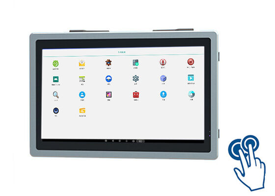 15.6-Zoll-kompakte Android-Touch-Display für Fabrik-Dashboards und digitale Beschilderung