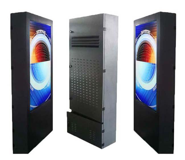 Digital Kiosk 270W im Freien freier stehender Betrachtungs-Winkel LCD-Anzeigen-178°