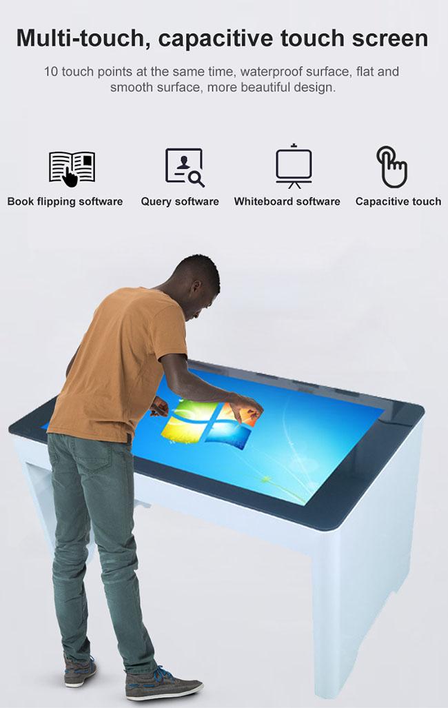  Werbung Kioske Hd-Video-intelligenten Touch Screen Couchtisch   mit   kapazitiver Multi-Note